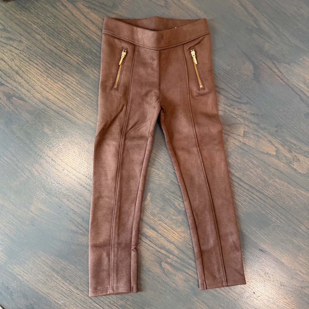 Janie and Jack Suede Ponte Pant